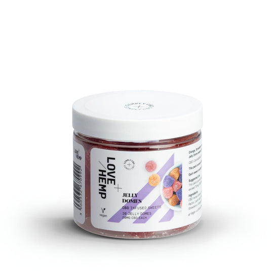 LoveHemp Broad Spectrum Dome Gummies 600mg Assorted Flavours 30 Gummies