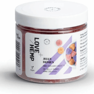 LoveHemp Broad Spectrum Dome Gummies 600mg Assorted Flavours 30 Gummies